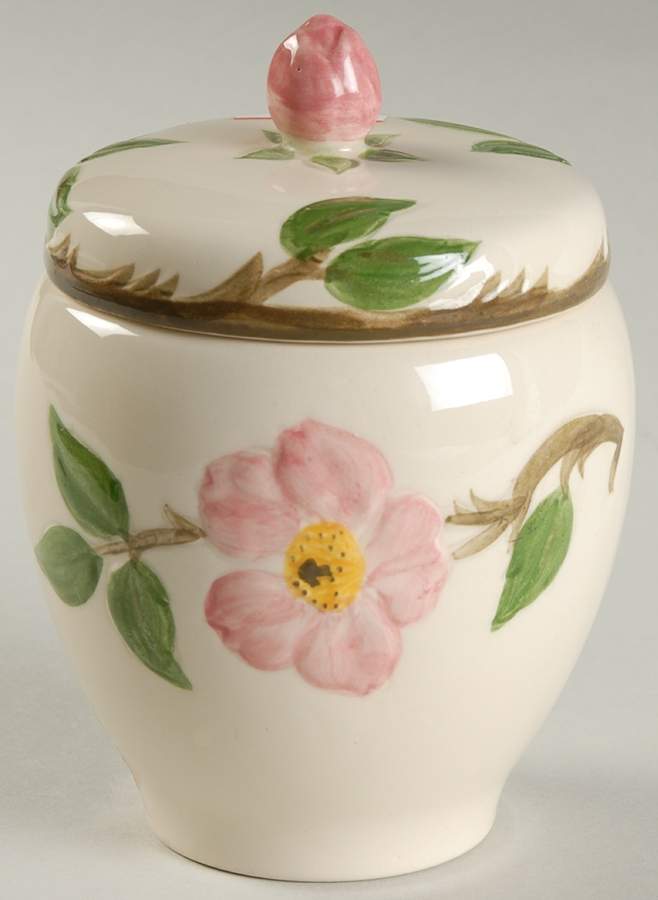 Desert Rose (USA Backstamp) Potpourri Jar with Lid & Insert by Franciscan-1