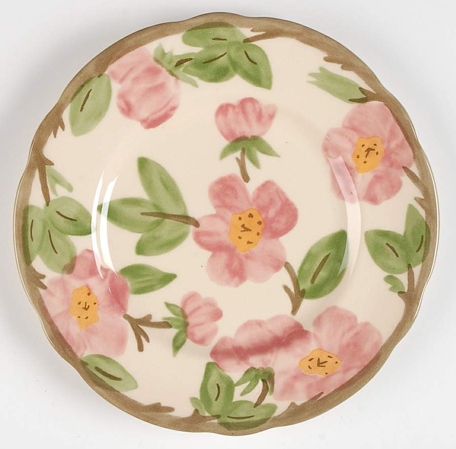 Desert Rose (England and Portugal Backstamp) Salad Plate by Franciscan-1