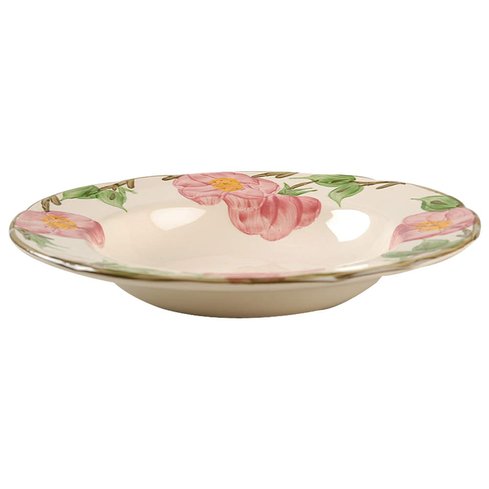 Desert Rose (England and Portugal Backstamp) Rim Soup Bowl by Franciscan-1