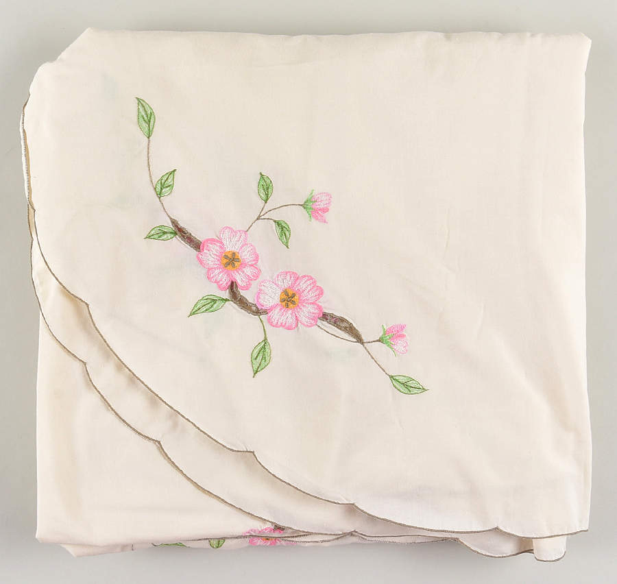 Desert Rose (England and Portugal Backstamp) Oblong Tablecloth 65" X 115" by Franciscan-1