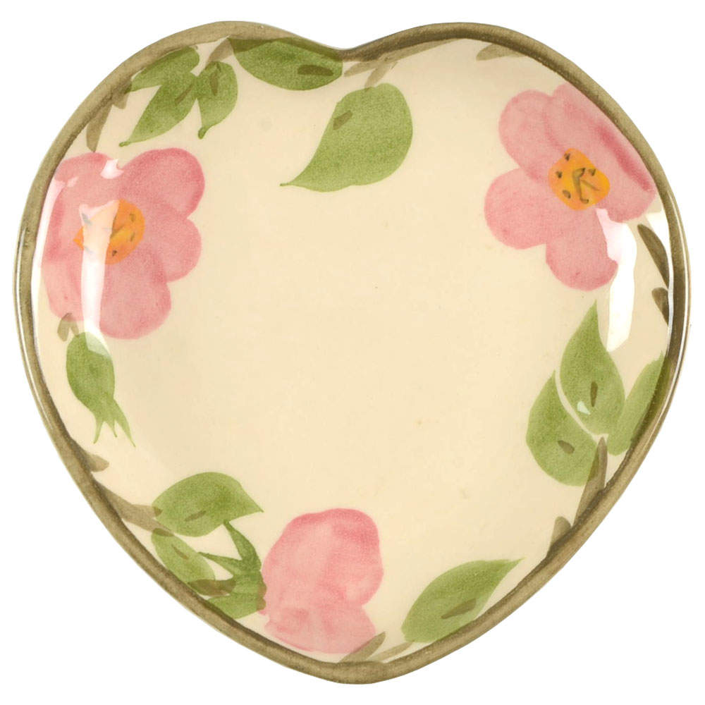 Desert Rose (England and Portugal Backstamp) Heart Shaped Dish by Franciscan-1