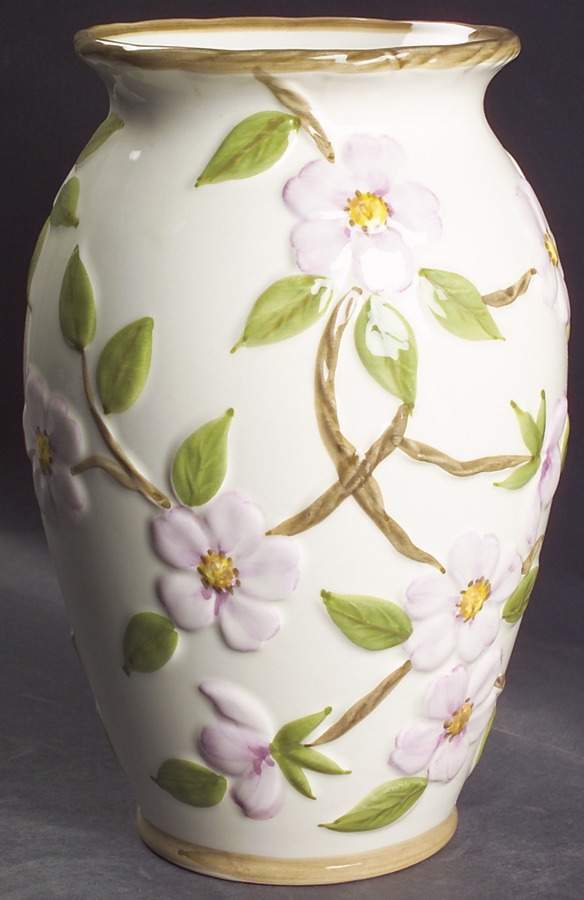 Desert Rose (England and Portugal Backstamp) 60th Anniversary 10'' Vase by Franciscan-1
