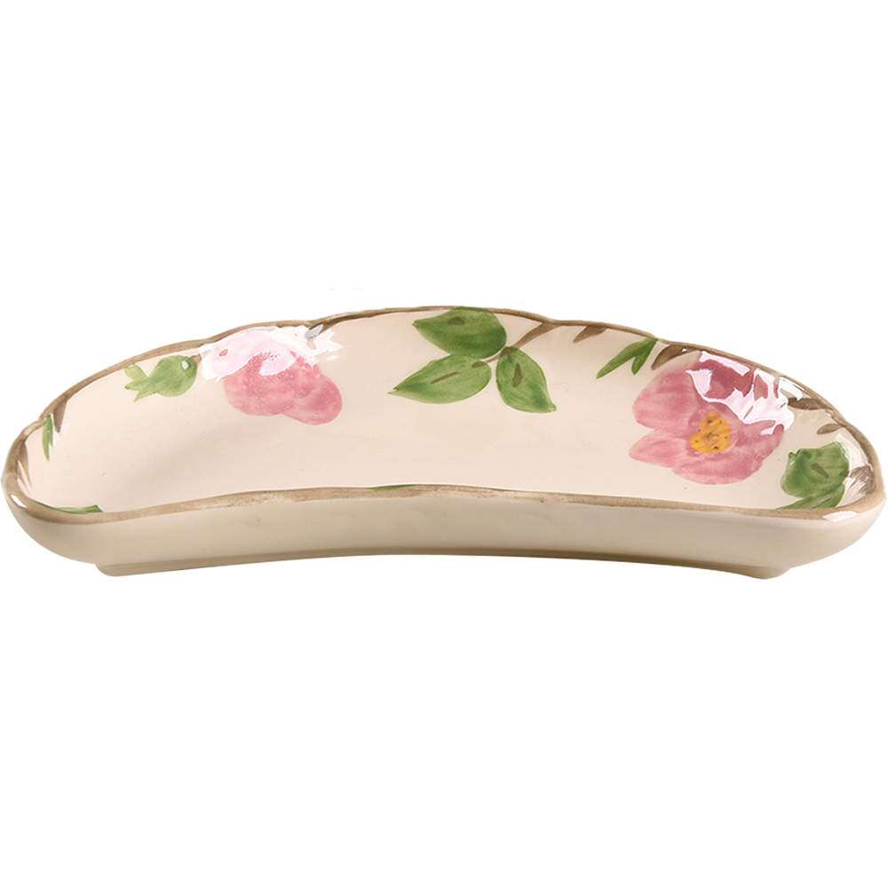 Desert Rose (England and Portugal Backstamp) Crescent Salad Plate by Franciscan-1