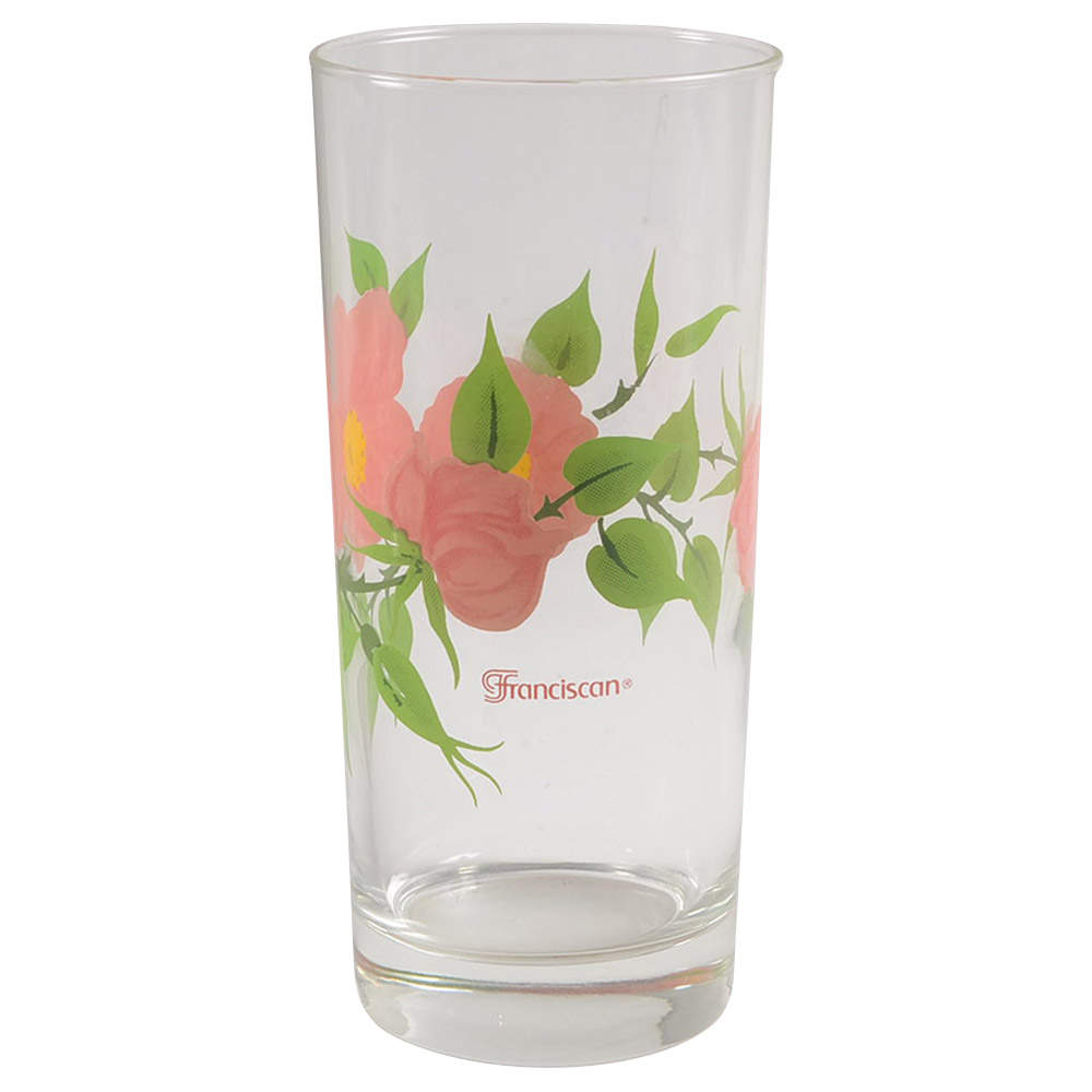 Desert Rose (England and Portugal Backstamp) 14 Oz Glassware Tumbler by Franciscan-1