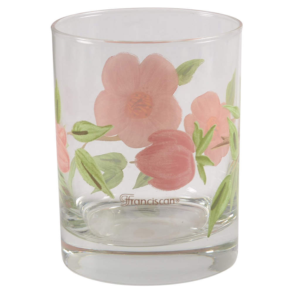 Desert Rose (England and Portugal Backstamp) 12 Oz Glassware Double Old Fashioned by Franciscan-1