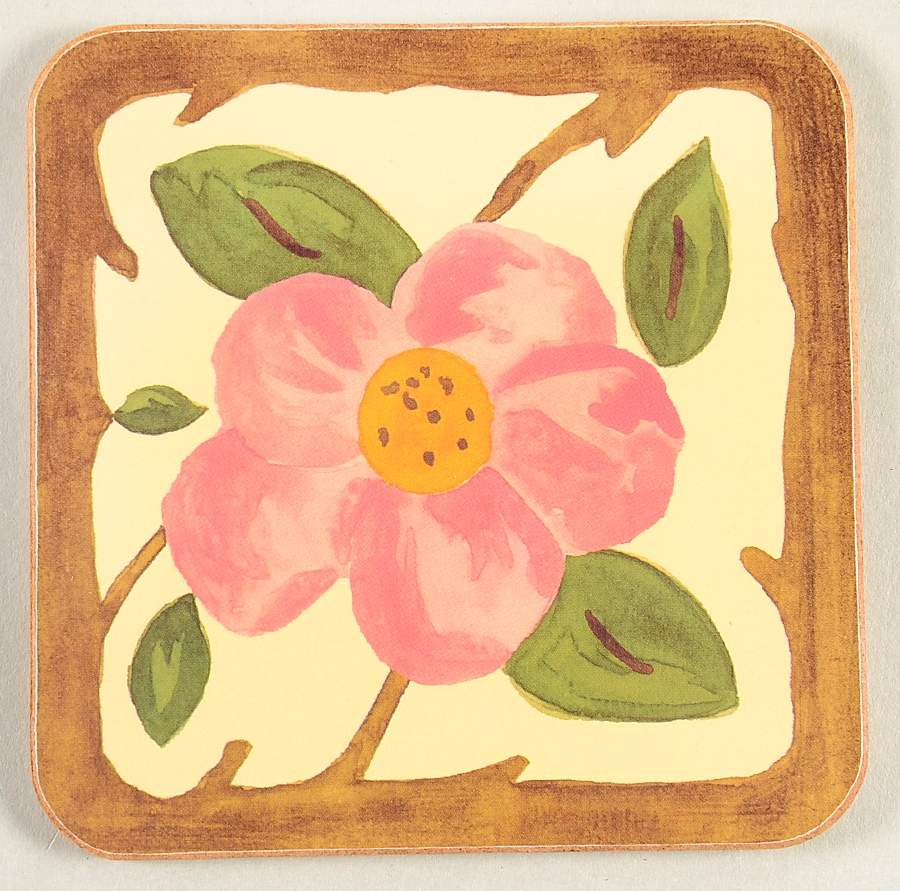 Desert Rose (England and Portugal Backstamp) Coaster by Franciscan-1