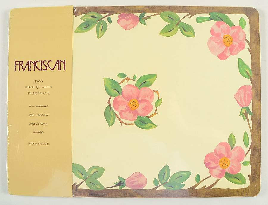 Desert Rose (England and Portugal Backstamp) (Set of 2) Corkboard Placemat by Franciscan-1