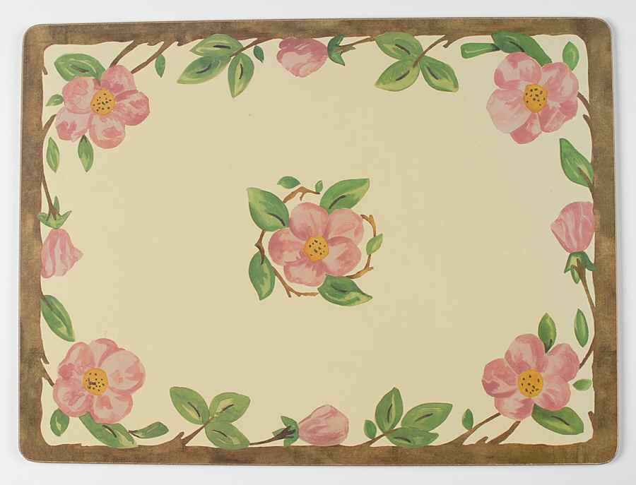 Desert Rose (England and Portugal Backstamp) Corkboard Placemat by Franciscan-1