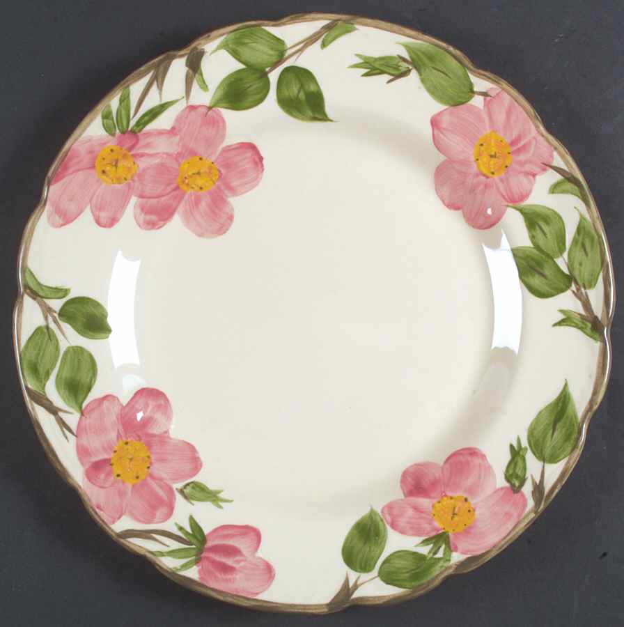 Desert Rose (England and Portugal Backstamp) 13" Chop Plate (Round Platter) by Franciscan-1