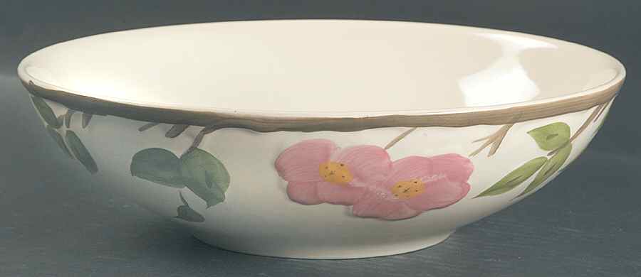 Desert Rose (England and Portugal Backstamp) Large Fruit Bowl by Franciscan-1