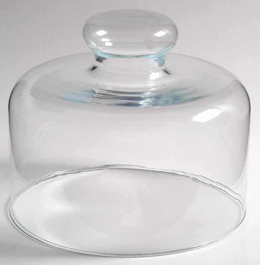 Desert Rose (England and Portugal Backstamp) Glassware-Dome for Cheese Plate W/Wood Board by Franciscan-1