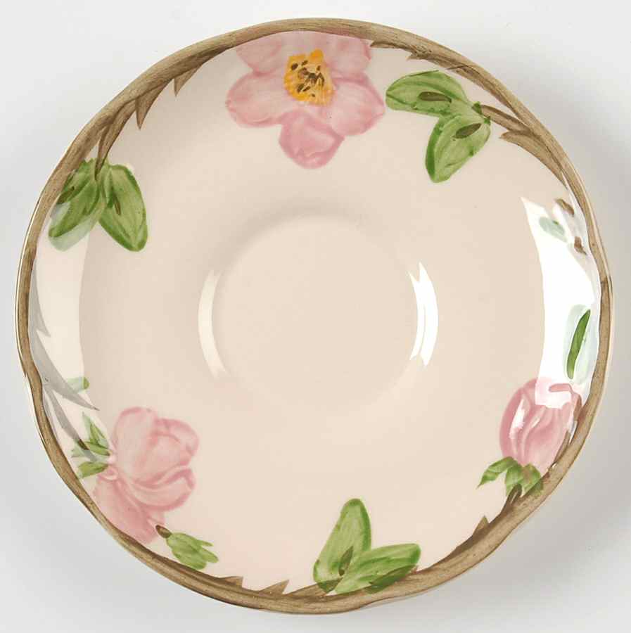 Desert Rose (England and Portugal Backstamp) Saucer for Flat Cup by Franciscan-1