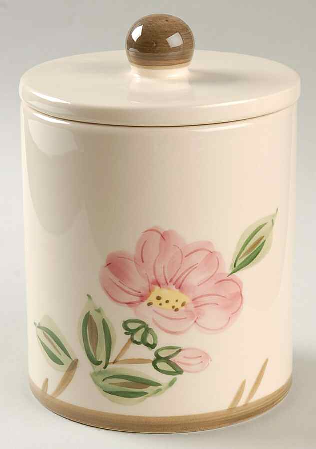 Desert Rose (England and Portugal Backstamp) Medium Canister & Lid by Franciscan-1