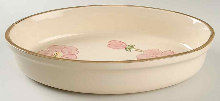 Desert Rose (England and Portugal Backstamp) 12'' Oval Baker by Franciscan-1