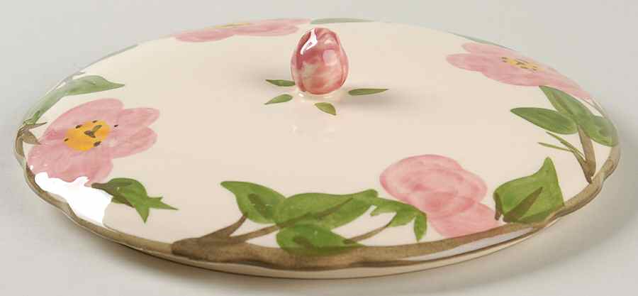 Desert Rose (England and Portugal Backstamp) Lid for Round Vegetable by Franciscan-1
