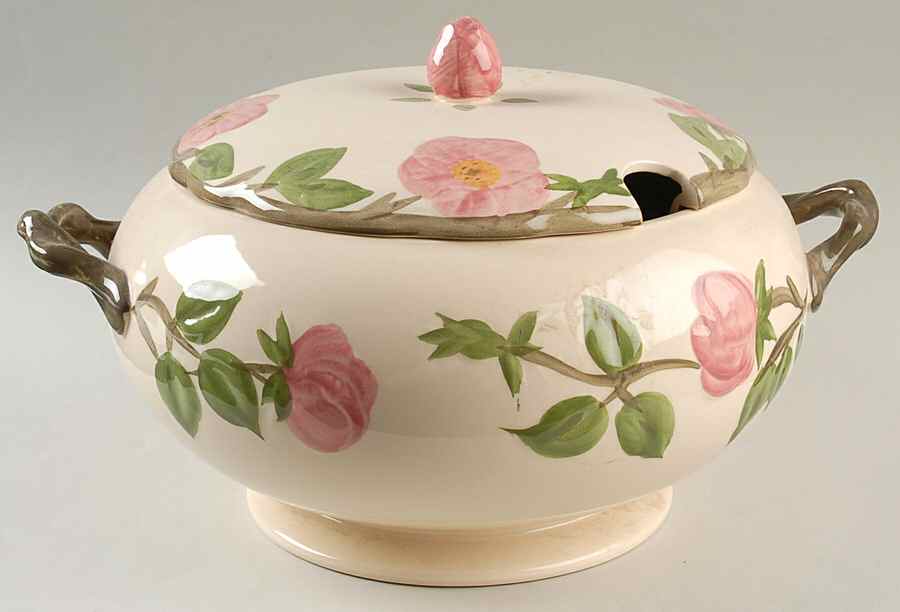 Desert Rose (England and Portugal Backstamp) Tureen & Lid by Franciscan-1