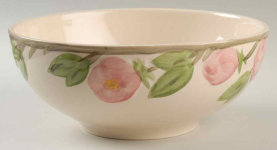 Desert Rose (England and Portugal Backstamp) 9" Salad Serving Bowl by Franciscan-1