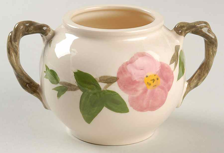 Desert Rose (England and Portugal Backstamp) Sugar Bowl No Lid by Franciscan-1