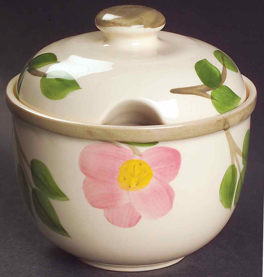 Desert Rose (England and Portugal Backstamp) Preserve Jar & Lid by Franciscan-1