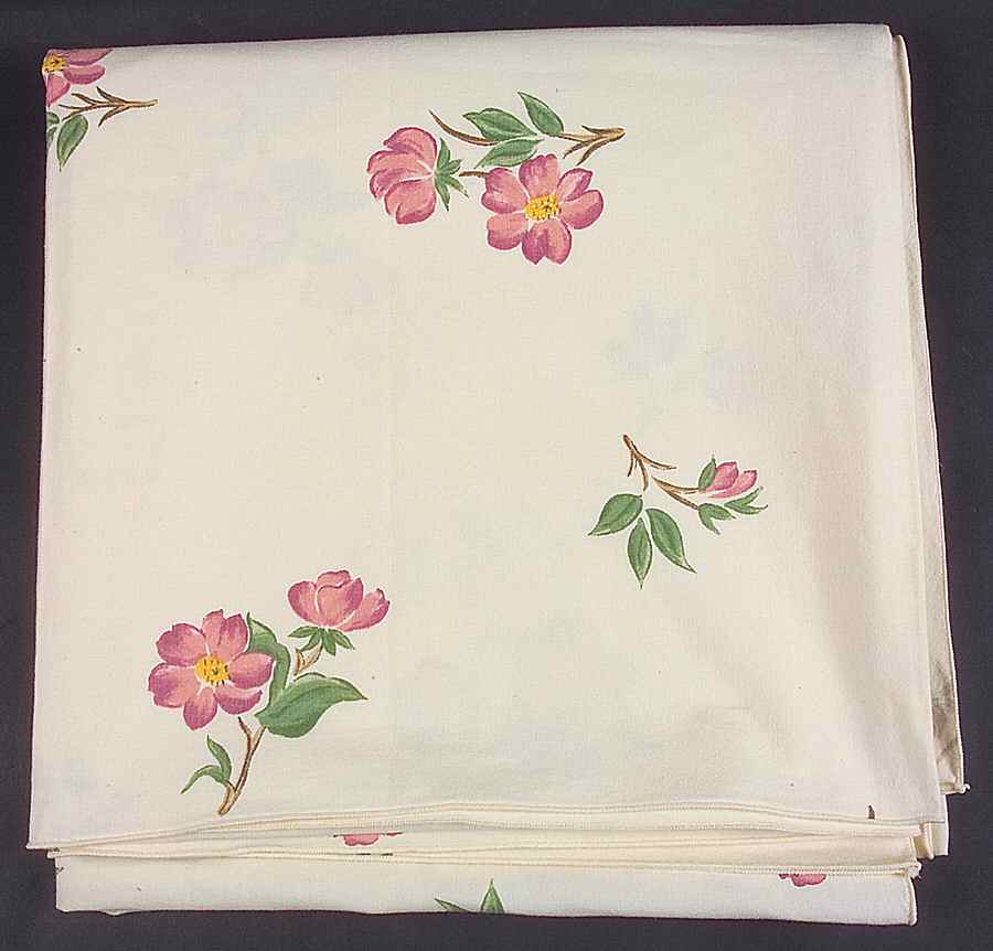 Desert Rose (England and Portugal Backstamp) Tablecloth-Rectangular 58 X 112 by Franciscan-1