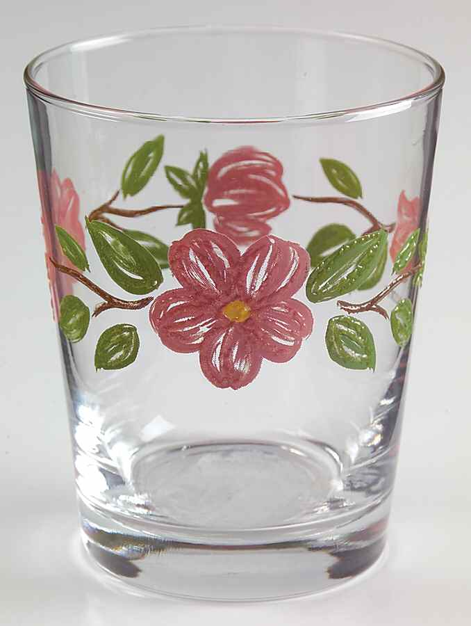 Desert Rose (England and Portugal Backstamp) 13 Oz New Double Old Fashion Glassware by Franciscan-1