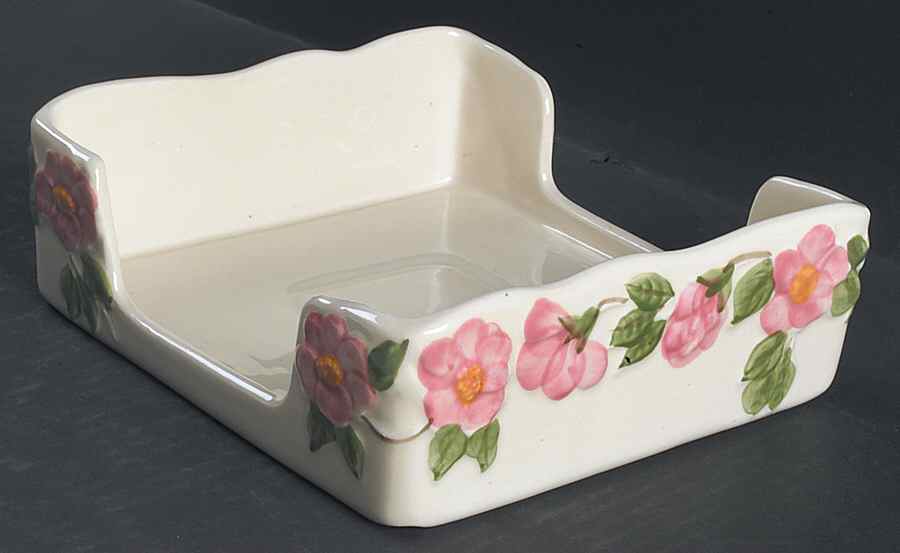 Desert Rose (England and Portugal Backstamp) Napkin Holder by Franciscan-1