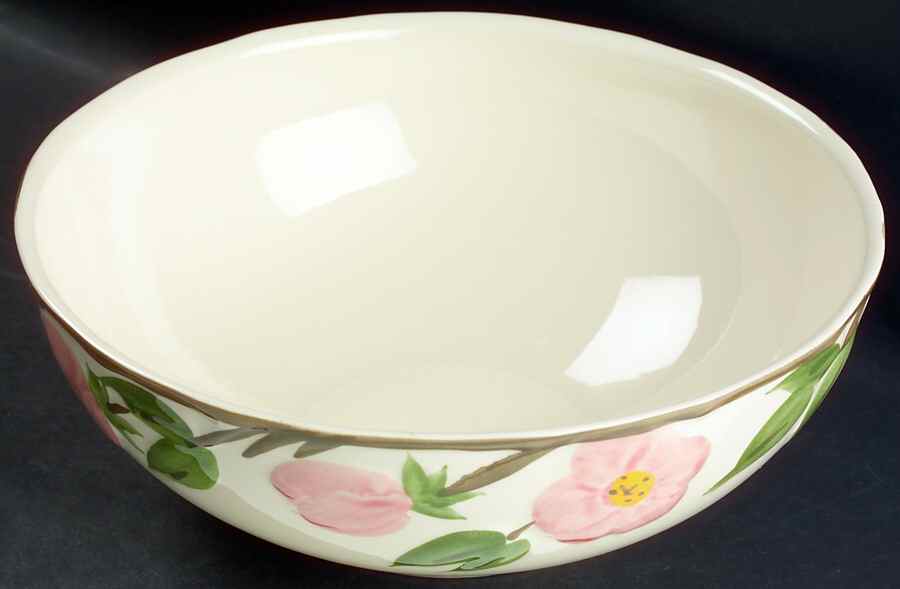Desert Rose (England and Portugal Backstamp) 10" Large Salad Serving Bowl by Franciscan-1
