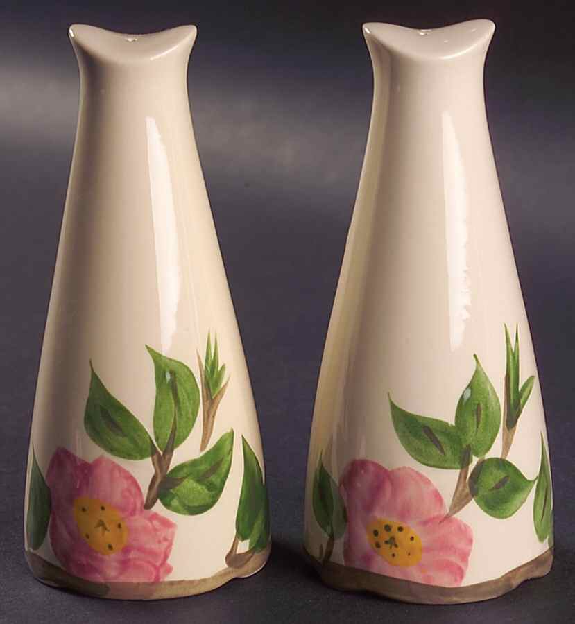 Desert Rose (England and Portugal Backstamp) Oversized Salt & Pepper Set by Franciscan-1
