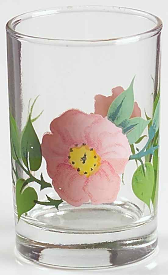 Desert Rose (England and Portugal Backstamp) 6 Oz Glassware Juice by Franciscan-1