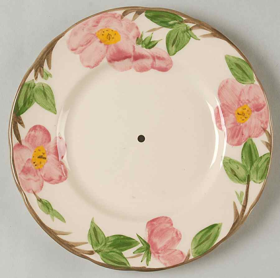 Desert Rose (England and Portugal Backstamp) Salad Plate for 2-Tiered Serving Tray by Franciscan-1