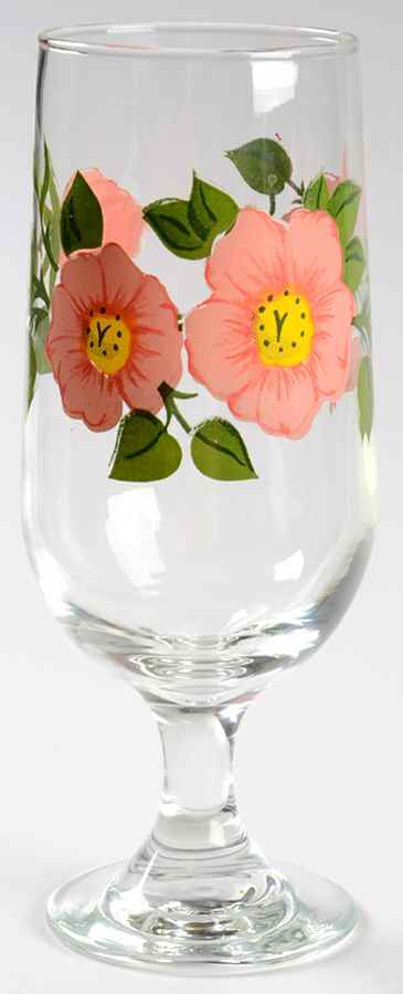 Desert Rose (England and Portugal Backstamp) 12 Oz Glassware Iced Tea by Franciscan-1