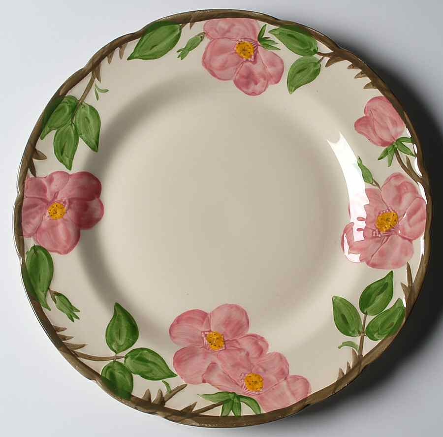 Desert Rose (England and Portugal Backstamp) 12" Chop Plate (Round Platter) by Franciscan-1
