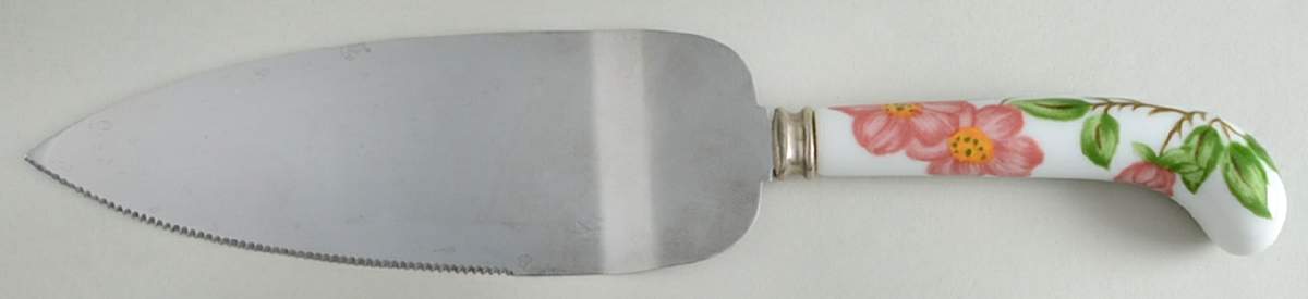 Desert Rose (England and Portugal Backstamp) Pie & Cake Server with Stainless Blade by Franciscan-1