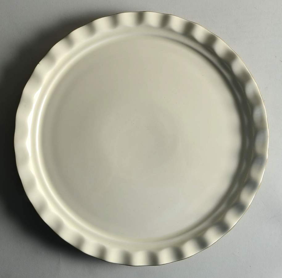 Desert Rose (England and Portugal Backstamp) Large Covered Cake Plate No Lid by Franciscan-1