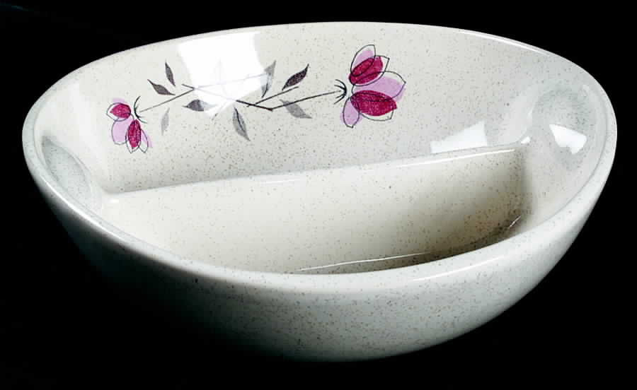 Duet Round Divided Vegetable Bowl by Franciscan-1