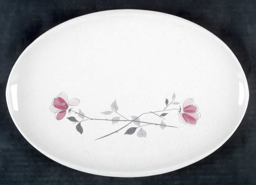 Duet 13" Oval Serving Platter by Franciscan-1