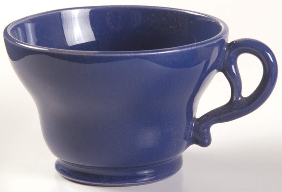 El Patio Cobalt Blue (Glossy) Footed Cup by Franciscan-1