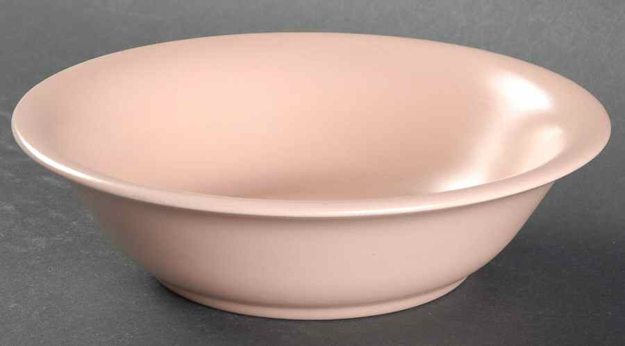 El Patio Coral (Matte) Coupe Cereal Bowl by Franciscan-1