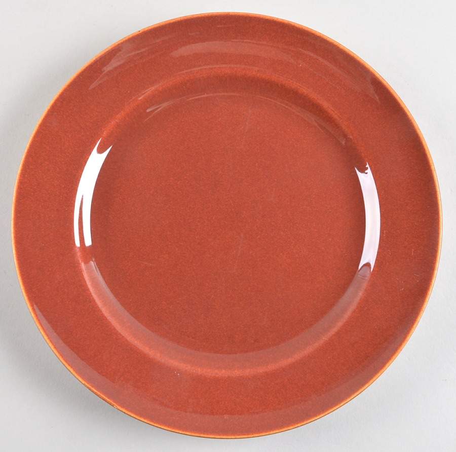 El Patio Redwood (Glossy) Luncheon Plate by Franciscan-1