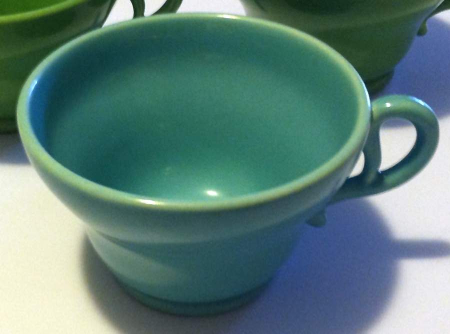 El Patio Turquoise (Matte) Footed Cup by Franciscan-1