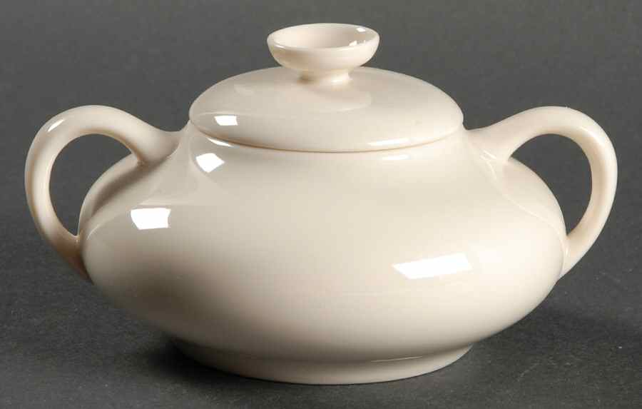 Encanto Blank Sugar Bowl & Lid by Franciscan-1