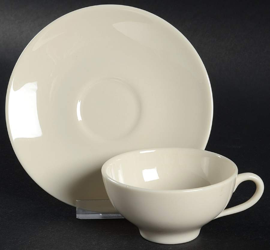 Encanto Blank Flat Demitasse Cup & Saucer Set by Franciscan-1