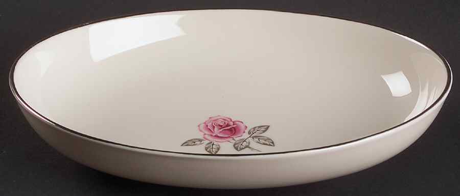 Encanto Rose 8" Oval Vegetable Bowl by Franciscan-1