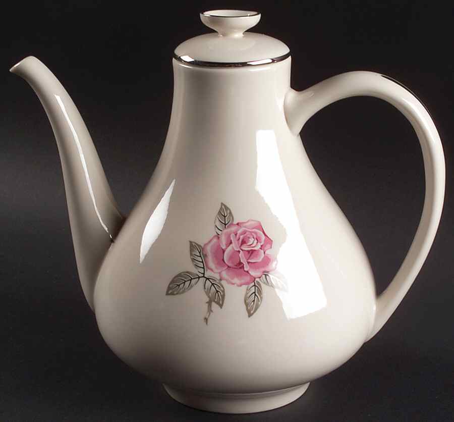 Encanto Rose Coffee Pot & Lid by Franciscan-1