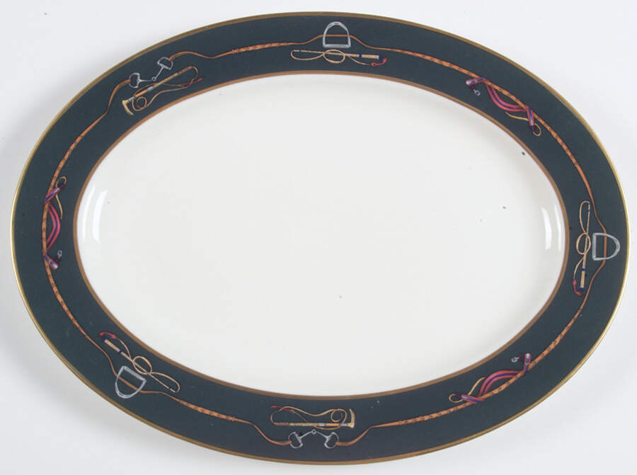 Equus 14" Oval Serving Platter by Franciscan-1