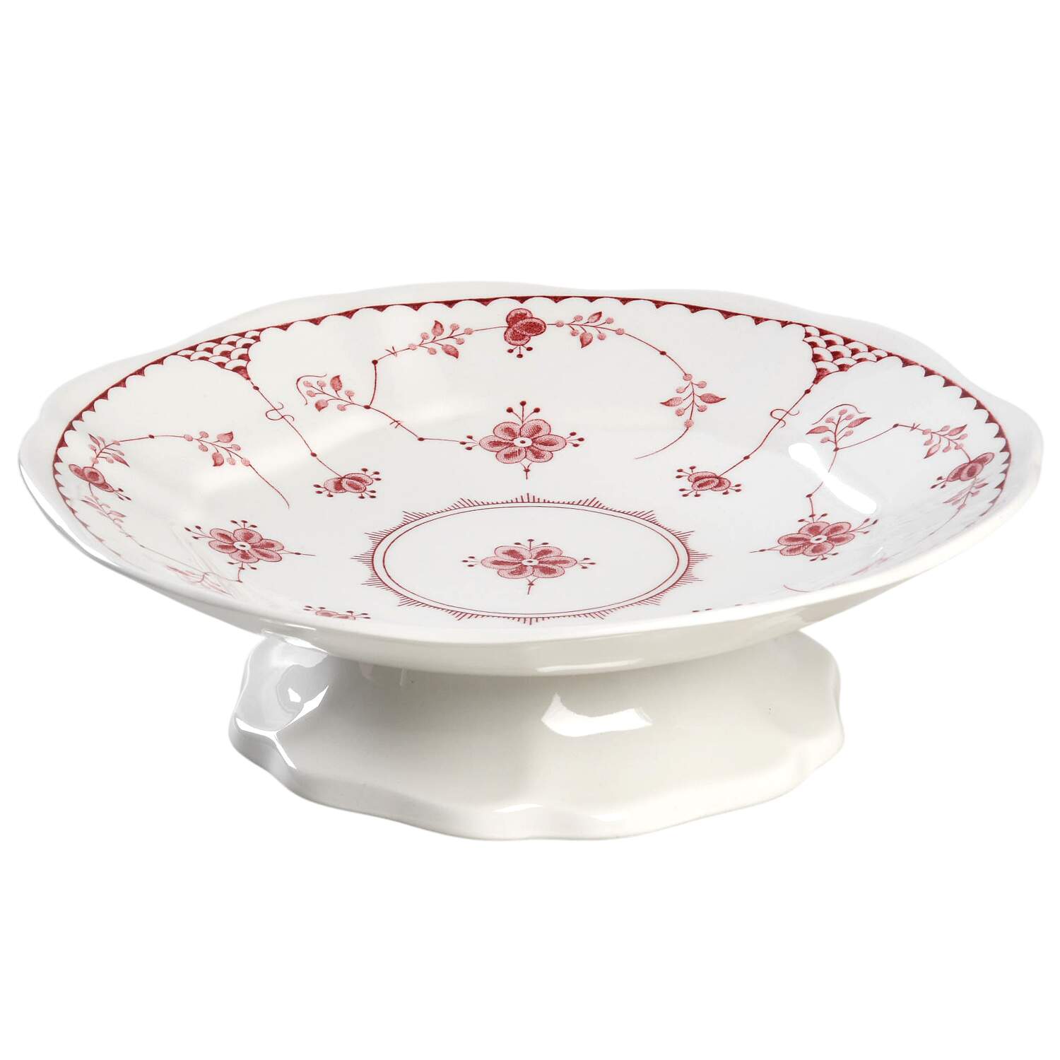 Erica Pink (White) Compote by Franciscan-1