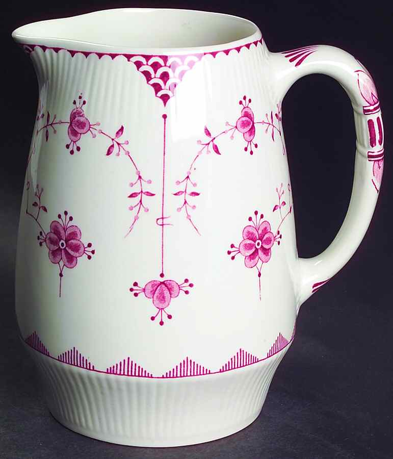 Erica Pink (White) 24 Oz Pitcher by Franciscan-1
