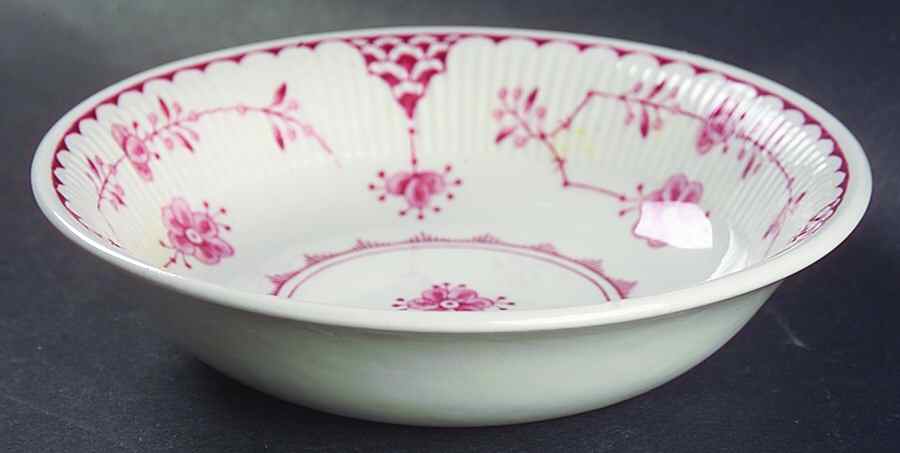 Erica Pink (White) Fruit/Dessert (Sauce) Bowl by Franciscan-1