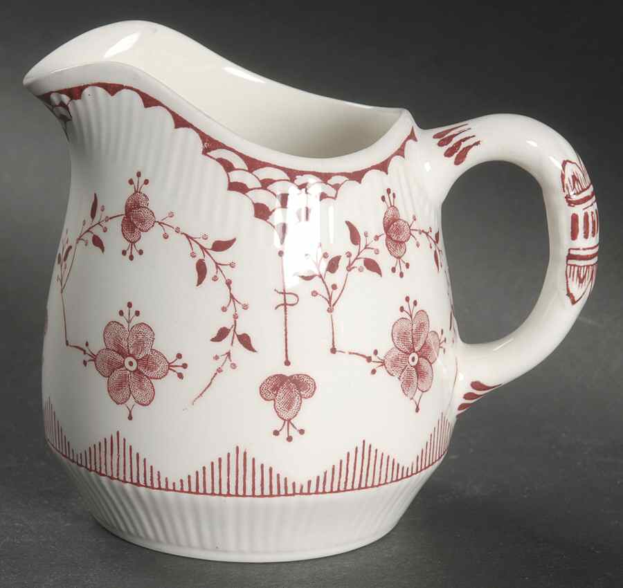 Erica Pink (White) Creamer by Franciscan-1
