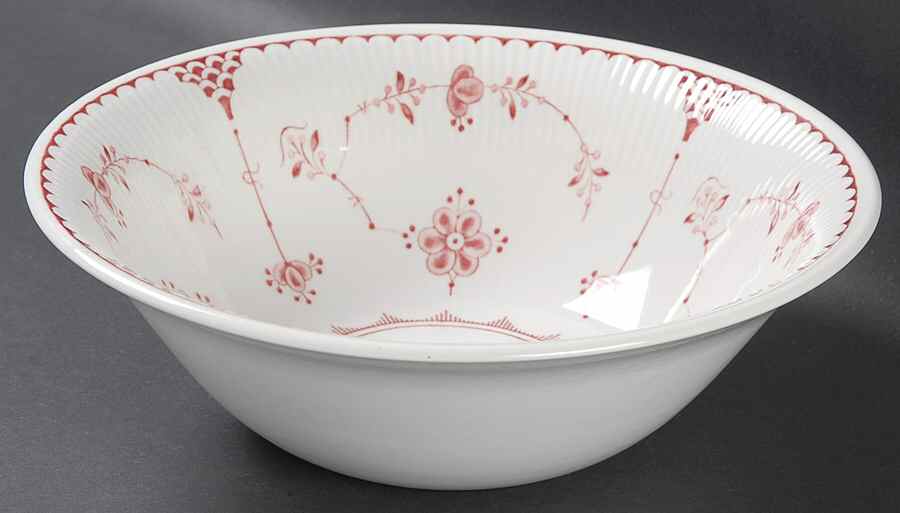 Erica Pink (White) 9" Round Vegetable Bowl by Franciscan-1